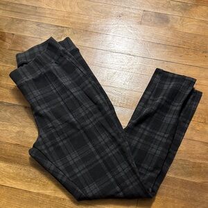 Time and Tru Women's Dark Plaid Pants